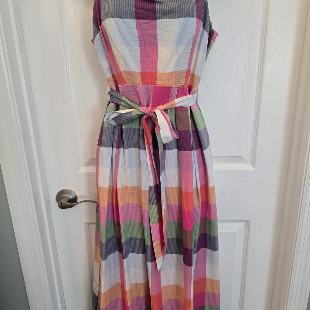 Kate Spade Multicolor Strapless Dress